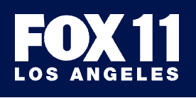 FOX 11 Los Angeles logo on a blue background