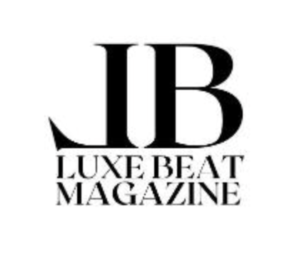 Logo of Luxe Beat Magazine with 'JB' initials on a white background