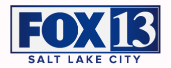 FOX 13 logo with 'Salt Lake City' text on a blue background